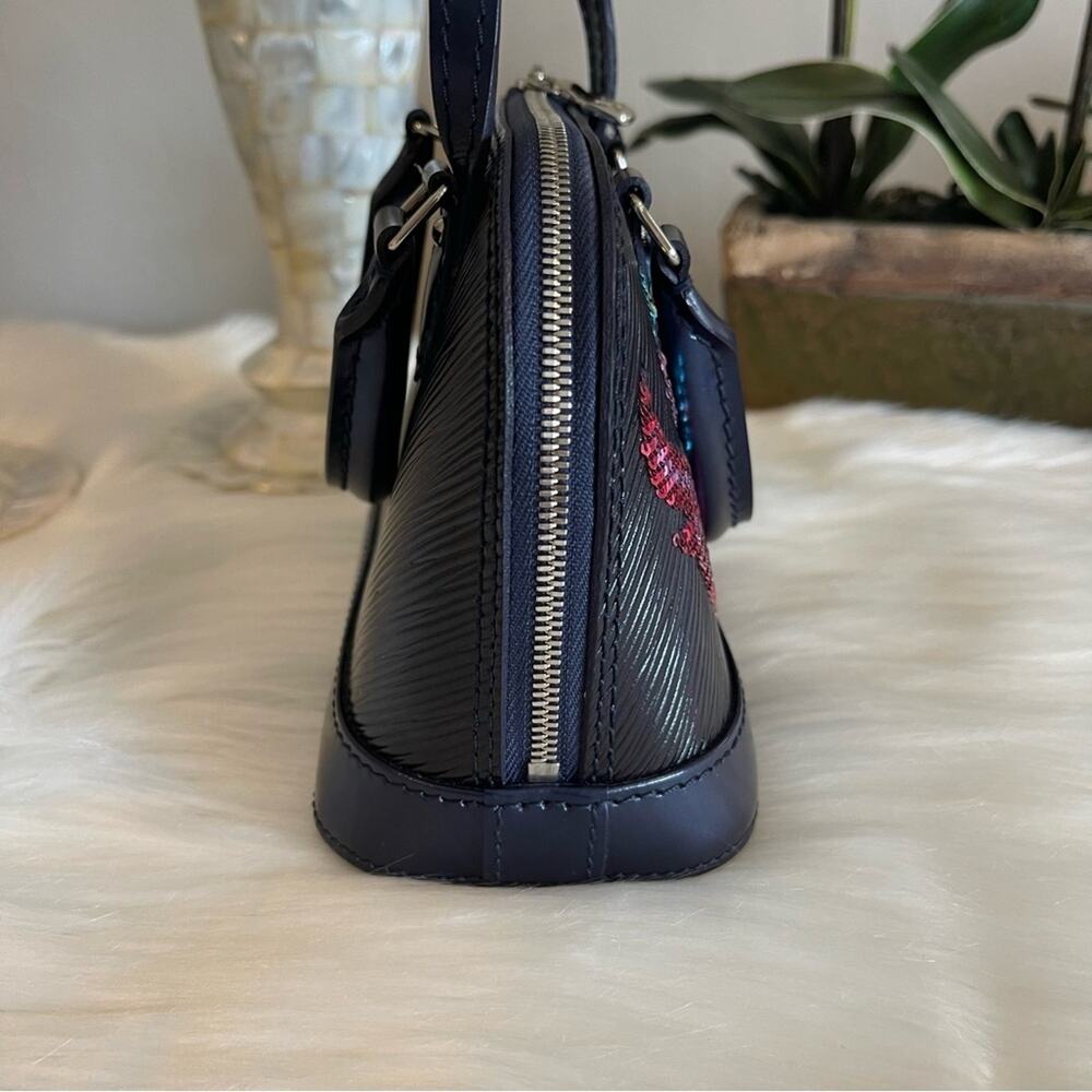 Louis Vuitton Epi Sequins Flame Alma Nano Blue Nuit 2017 - Picture 7 of 11